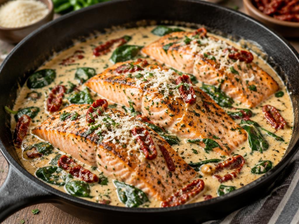 Creamy Tuscan Salmon